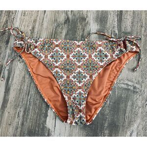 O’Neill Mosaic Bikini Swim Mina Full Coverage Bottoms Sz XL